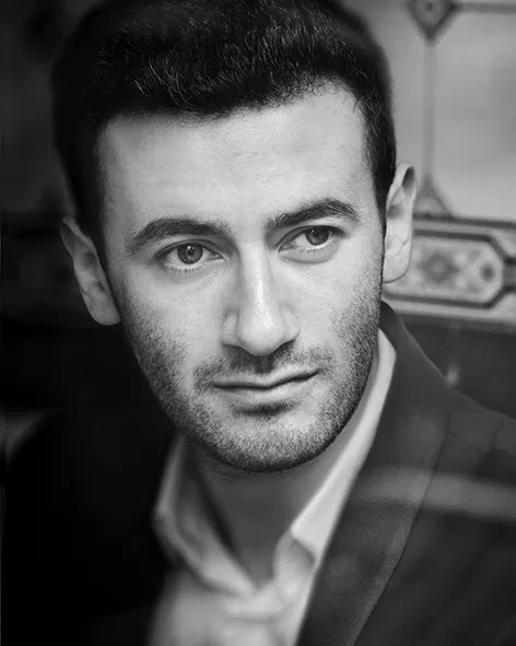 Der Pianist Boris Kusnezov, fotografiert von Irène Zandel